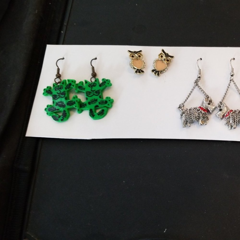 Lot of Animal Novelty Earrings
